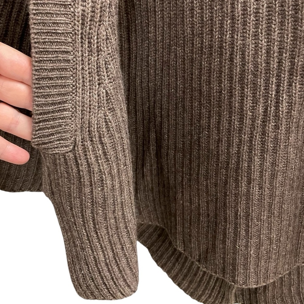 NWT Krimson Klover Dendrite Wool Blend Poncho Cafe Brown Size Large / XL - Picture 3 of 10